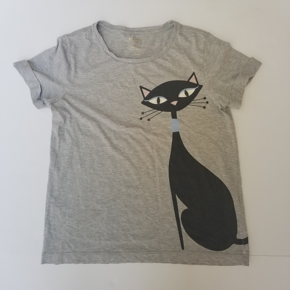 Kate Spade "Cool Cat" Broome Street Tee